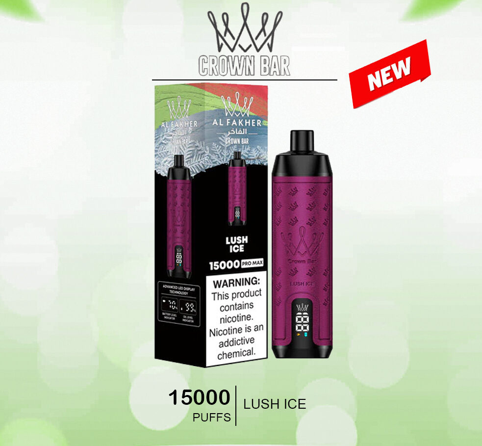 ALFAKHER CROWN BAR - LUSH ICE - 15000 PUFFS