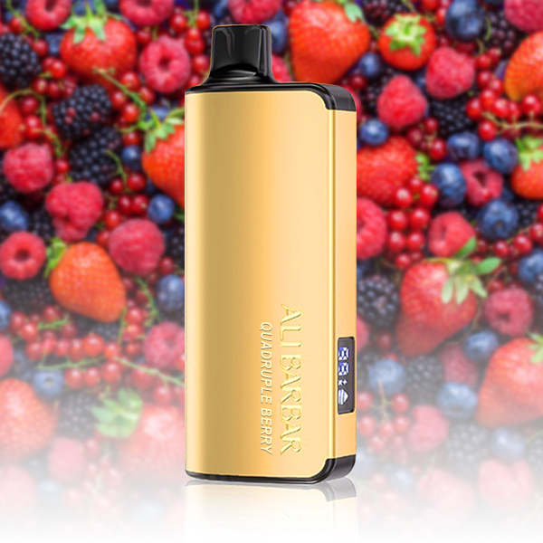 ALIBARBAR INGOT 9000 Puffs Quadruple Berry