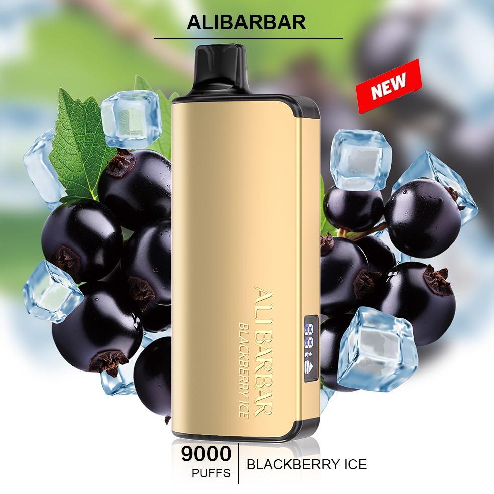 ALIBARBAR INGOT - BLACKBERRY ICE - 9000 PUFFS