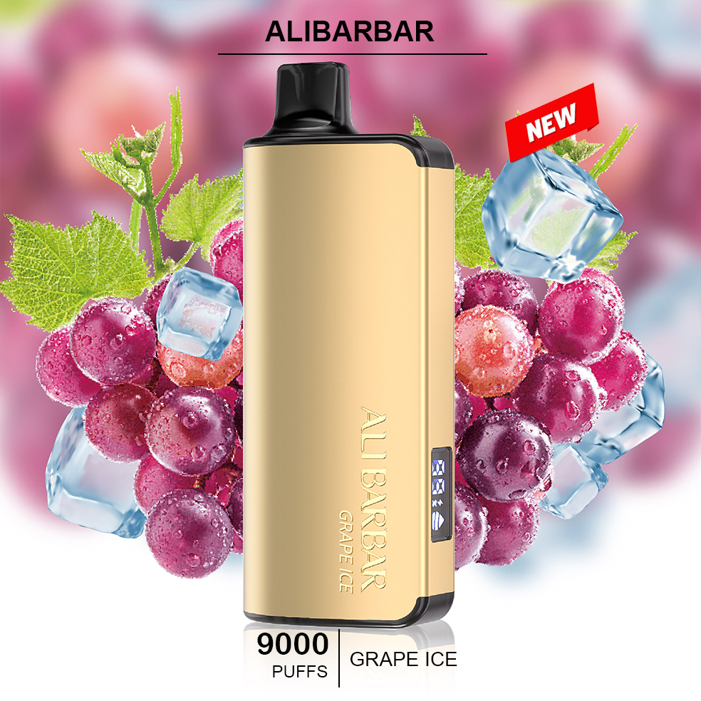 ALIBARBAR INGOT - GRAPE ICE - 9000 PUFFS