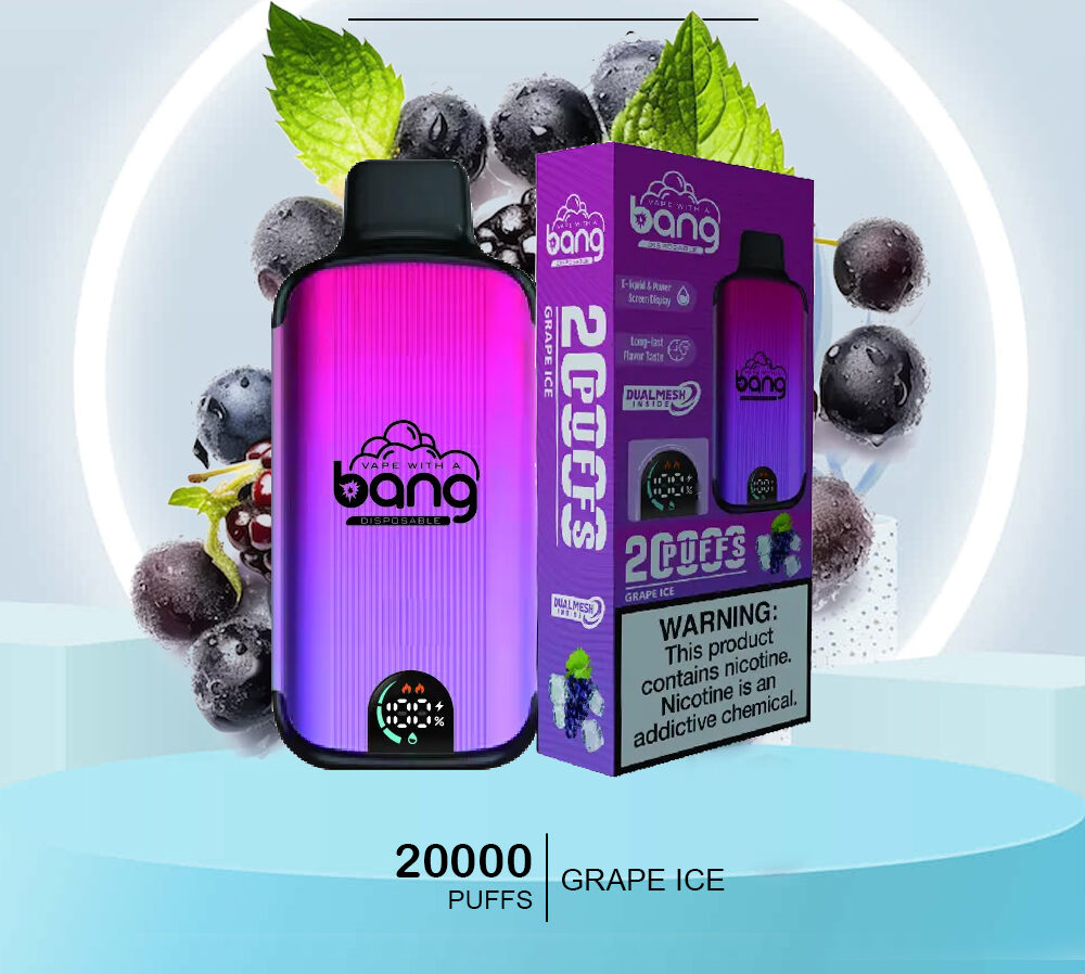 BANG - GRAPE ICE - 20000 PUFFS