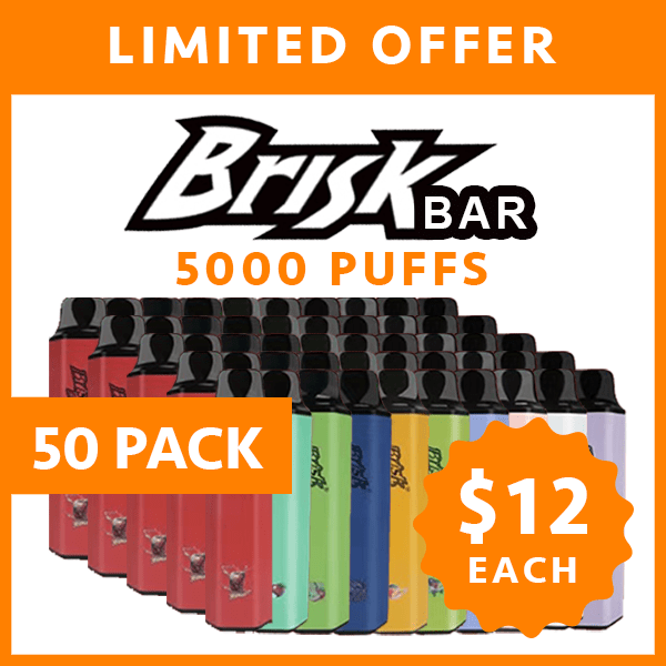 BRISK BAR - 5000 PUFFS - 50 PACK — Buy Online Australia | Aussie Vape