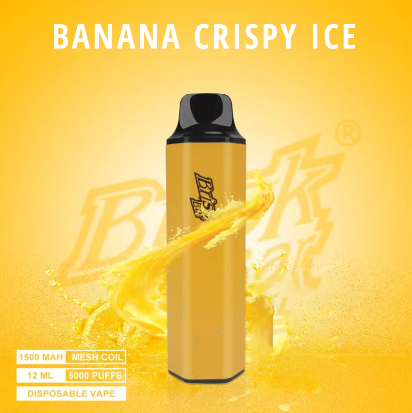 BRISK BAR BANANA CRISPY ICE - 5000 PUFFS