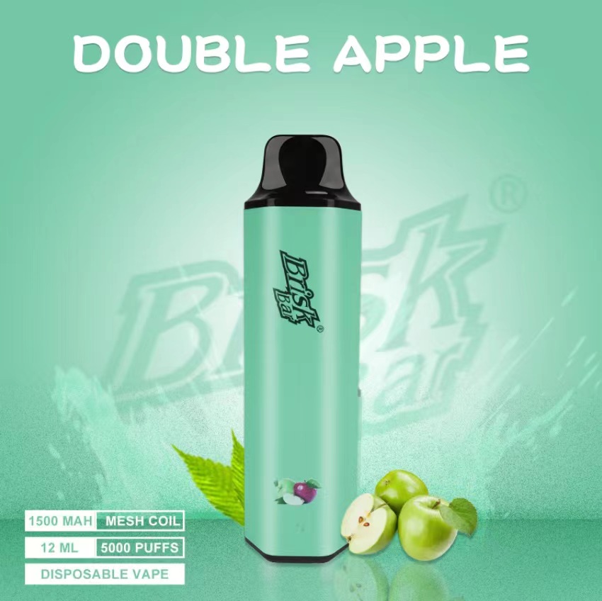 BRISK BAR DOUBLE APPLE - 5000 PUFFS