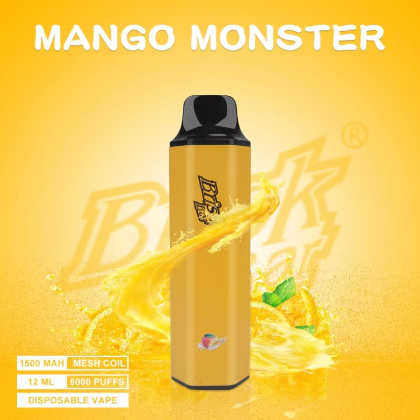 BRISK BAR MANGO MONSTER - 5000 PUFFS