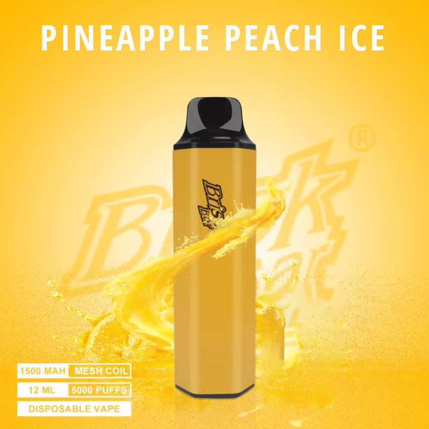 BRISK BAR PINEAPPLE PEACH ICE - 5000 PUFFS