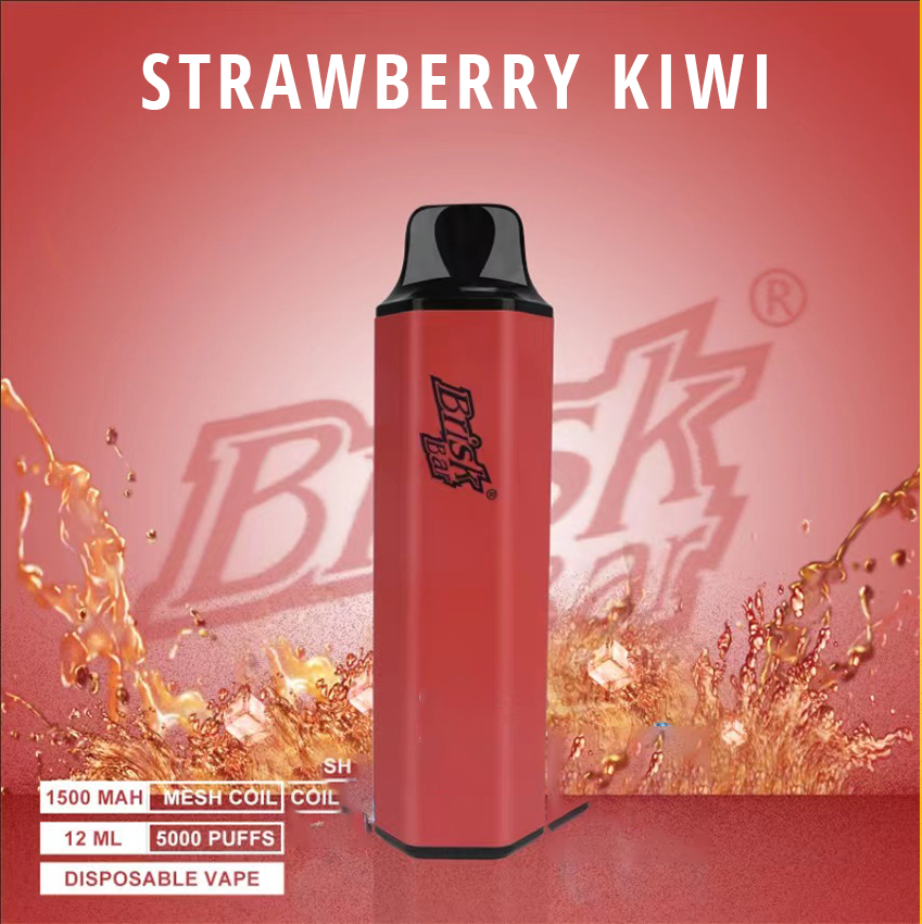 BRISK BAR STRAWBERRY KIWI - 5000 PUFFS