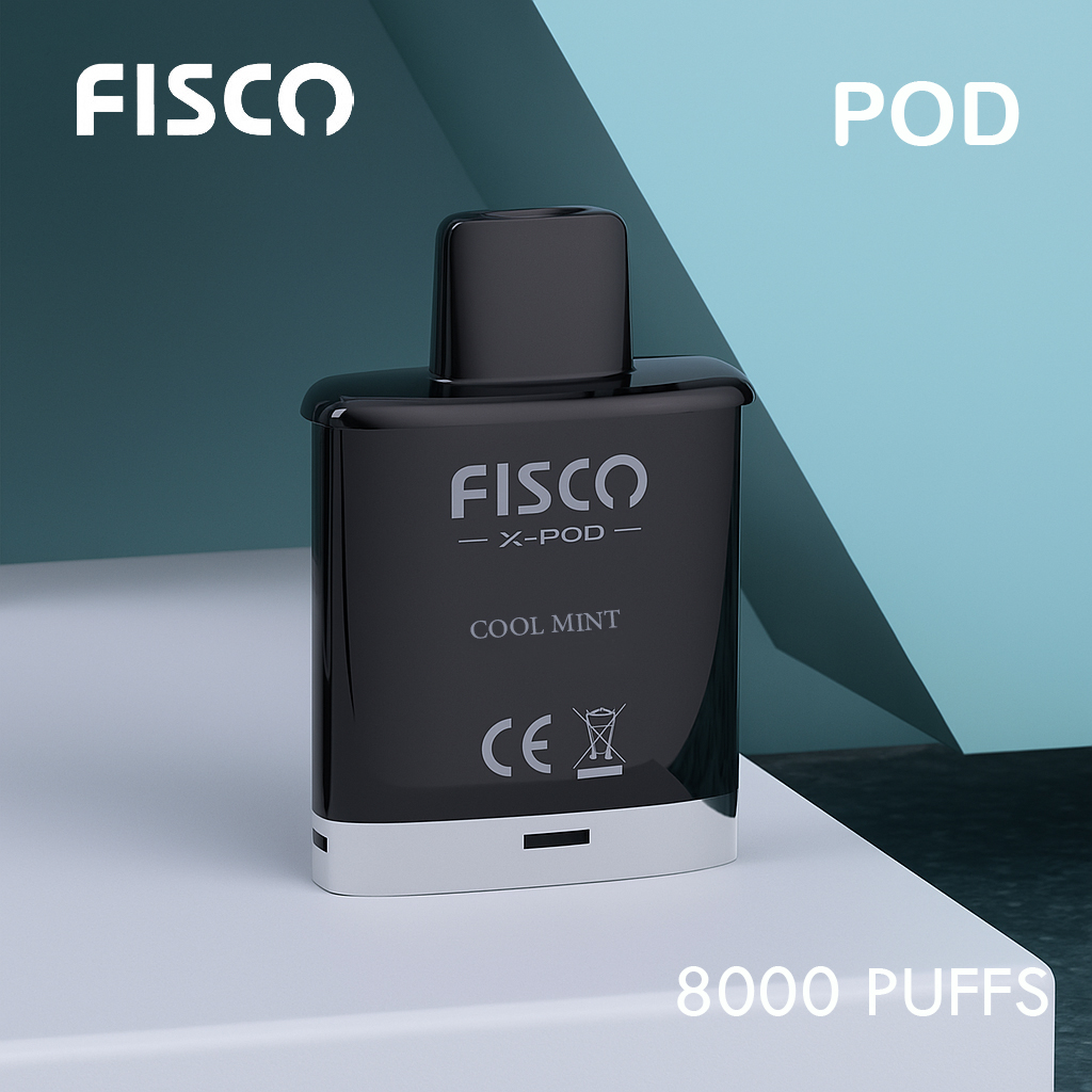 FISCO XPOD COOL MINT - 8000 PUFFS (POD ONLY)