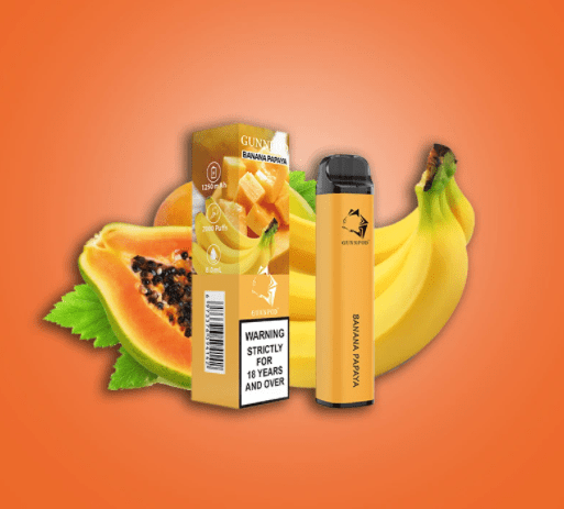 GUNNPOD BANANA PAPAYA - 2000 PUFFS