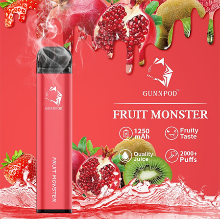GUNNPOD FRUIT MONSTER - 2000 PUFFS