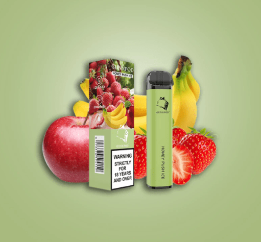 GUNNPOD HONEY PUSH ICE - 2000 PUFFS