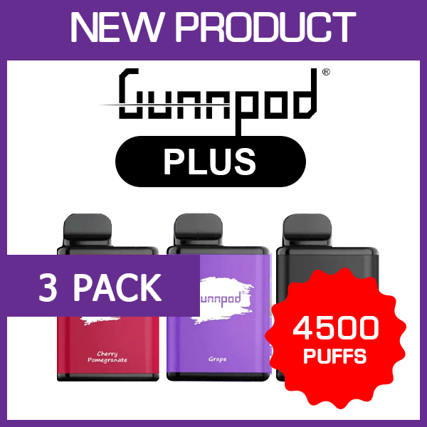 GUNNPOD PLUS - 4500 PUFFS - 3 PACK
