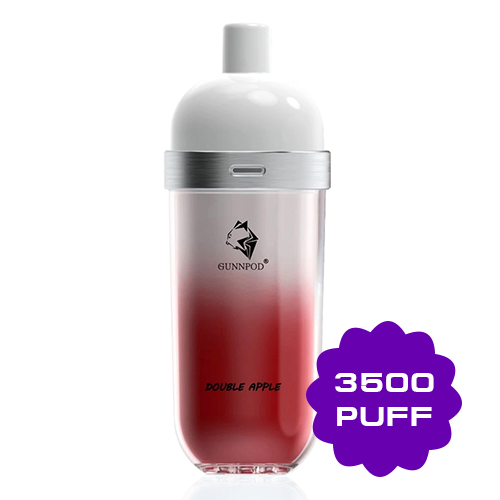 GUNNPOD WAVE DOUBLE APPLE - 3500 PUFFS