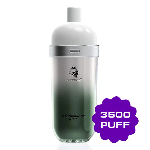 GUNNPOD WAVE STRAWBERRY KIWI - 3500 PUFFS