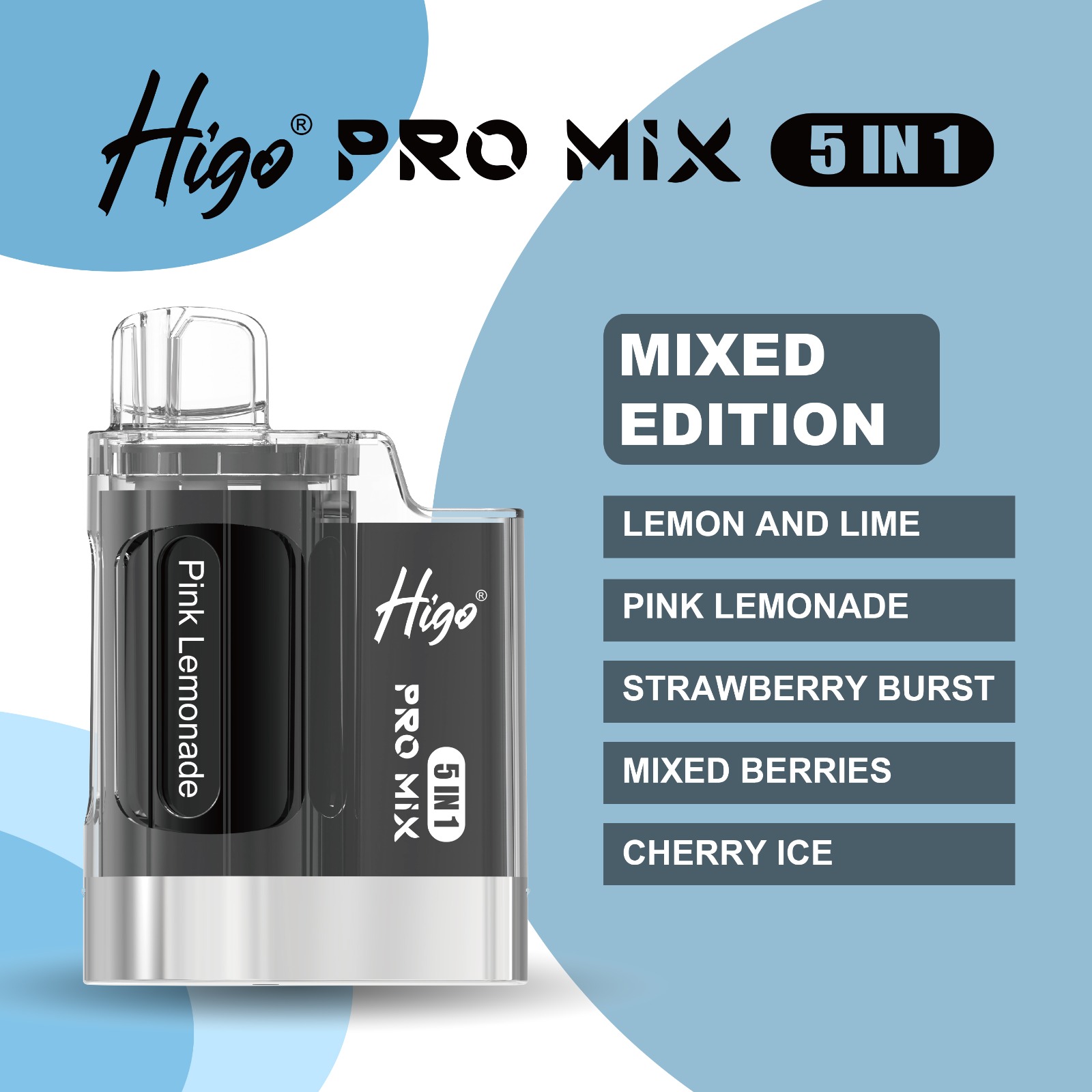 Higo PRO MIX 5 IN 1 - MIXED EDITION - 6000 PUFFS