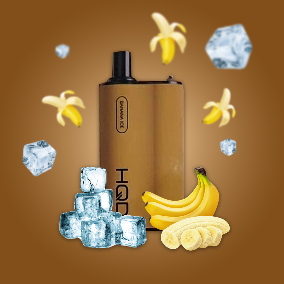 HQD BOX BANANA ICE - 4000 PUFFS