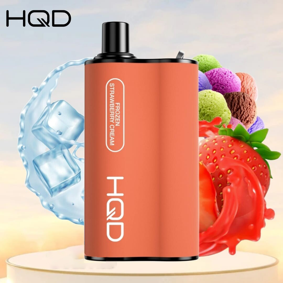 HQD BOX FROZEN STRAWBERRY CREAM - 4000 PUFFS