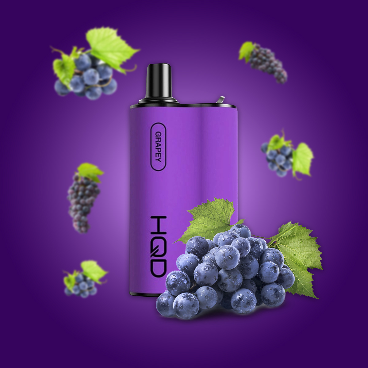 HQD BOX GRAPEY - 4000 PUFFS