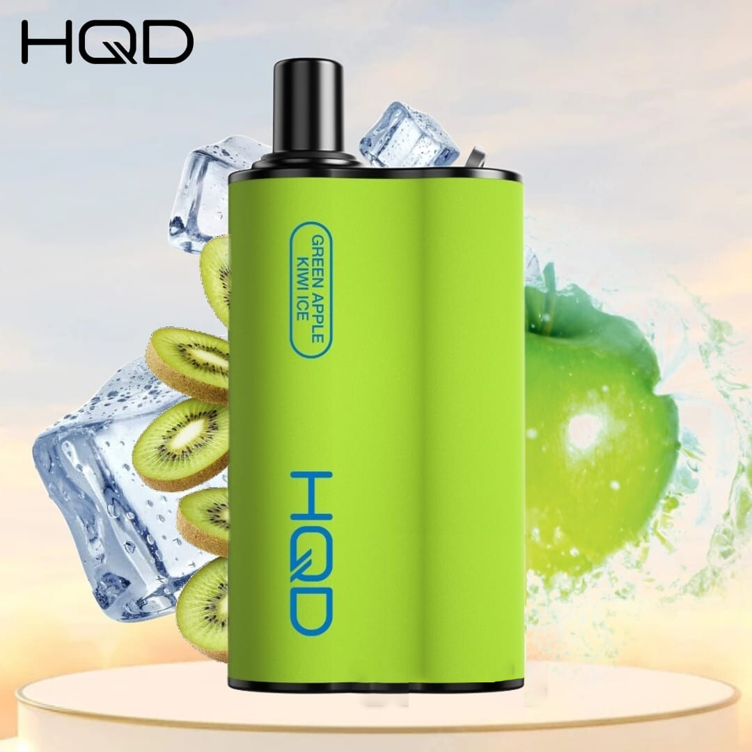 HQD BOX GREEN APPLE KIWI ICE - 4000 PUFFS