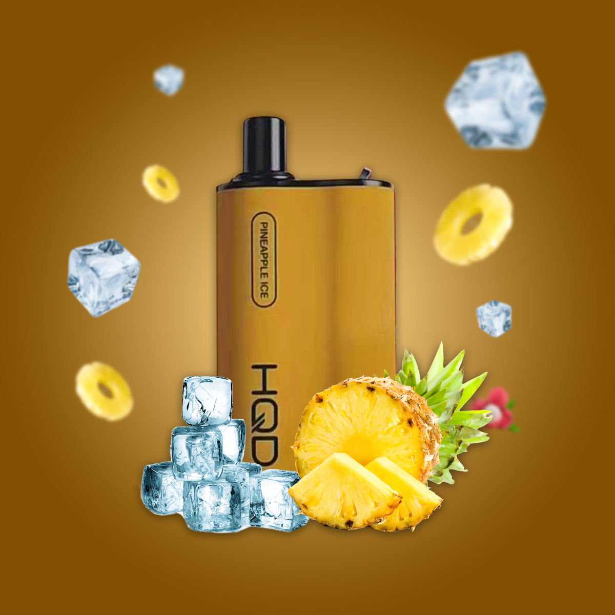 HQD BOX PINEAPPLE ICE - 4000 PUFFS