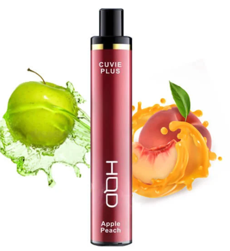 HQD CUVIE PLUS APPLE PEACH - 1200 PUFFS