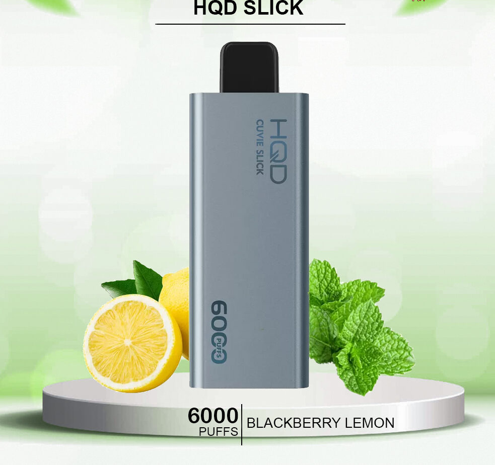 HQD SLICK BLACKBERRY LEMON - 6000 PUFFS