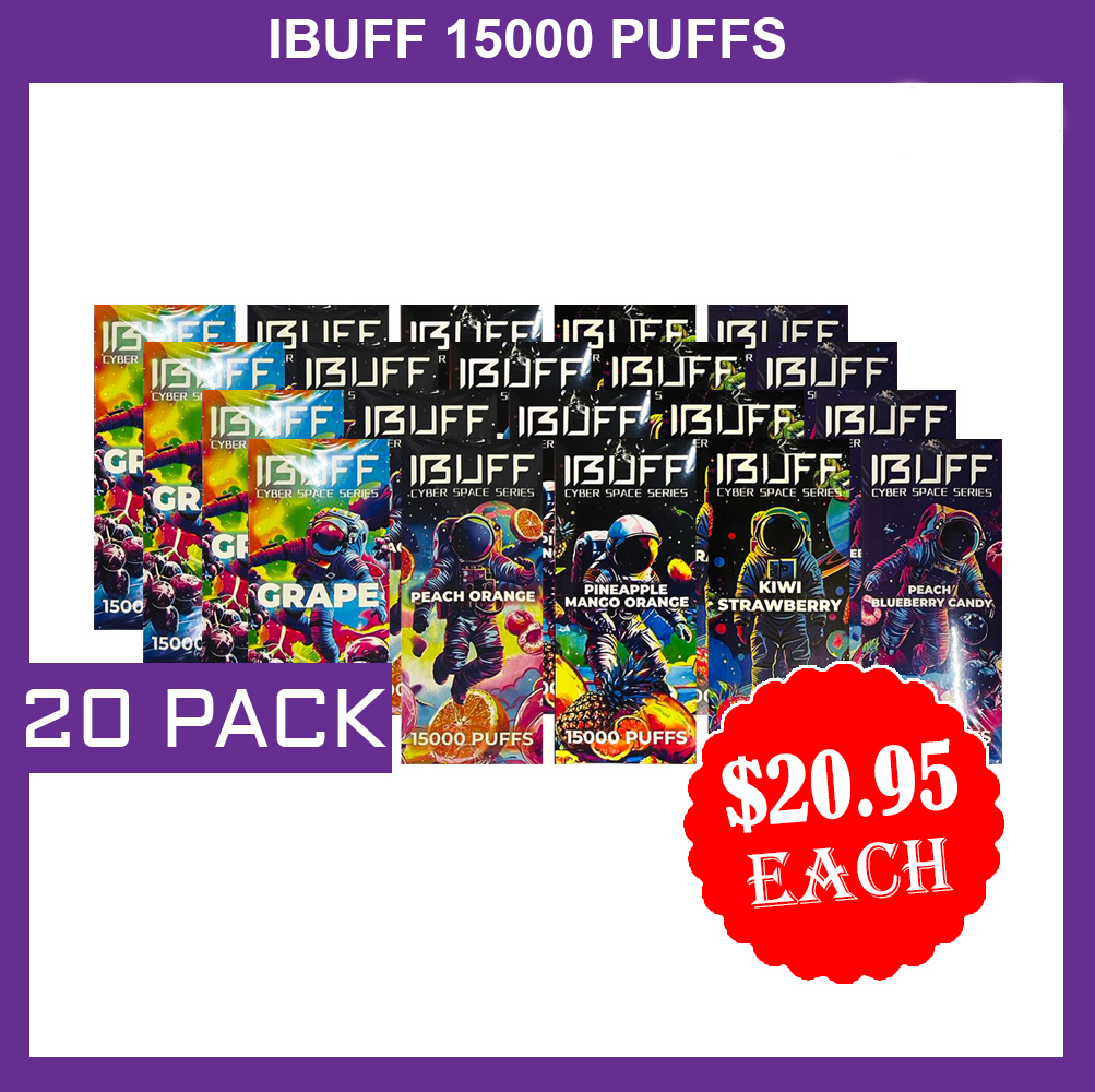 IBUFF SHISHA 15000 PUFFS - 20 PACK — Buy Online Australia | Aussie Vape