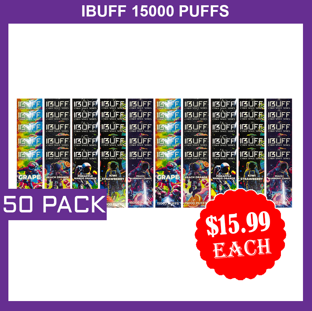 IBUFF SHISHA 15000 PUFFS - 50 PACK — Buy Online Australia | Aussie Vape