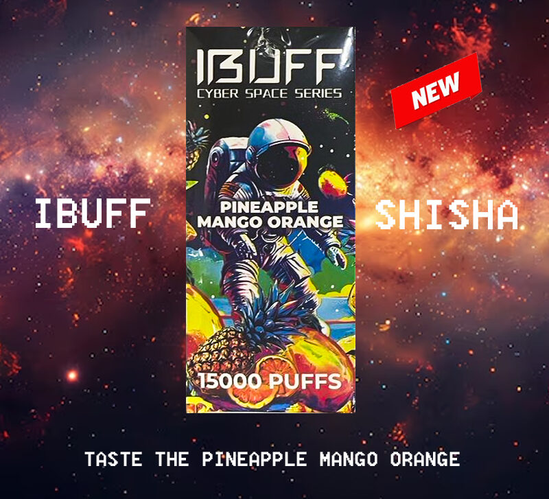 IBUFF - SHISHA - PINEAPPLE MANGO ORANGE - 15000 PUFFS