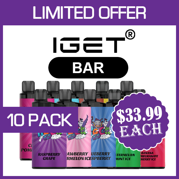 IGET BAR - 3500 PUFFS - 10 PACK