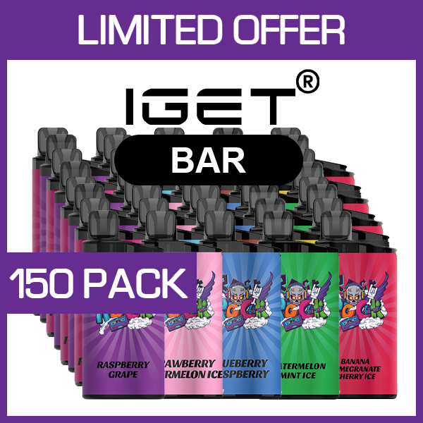 IGET BAR - 3500 PUFFS - 150 PACK — Buy Online Australia | Aussie Vape