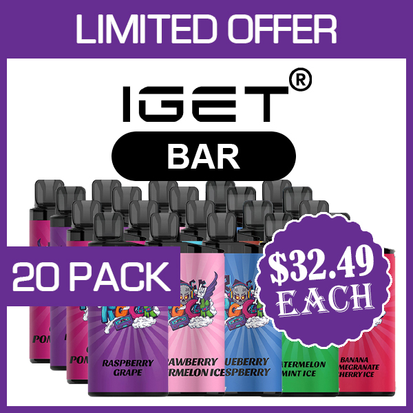 IGET BAR - 3500 PUFFS - 20 PACK