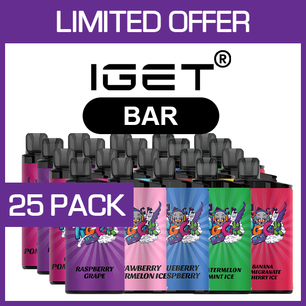 IGET BAR - 3500 PUFFS - 25 PACK