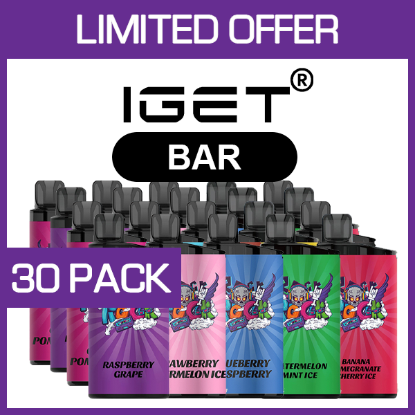 IGET BAR - 3500 PUFFS - 30 PACK
