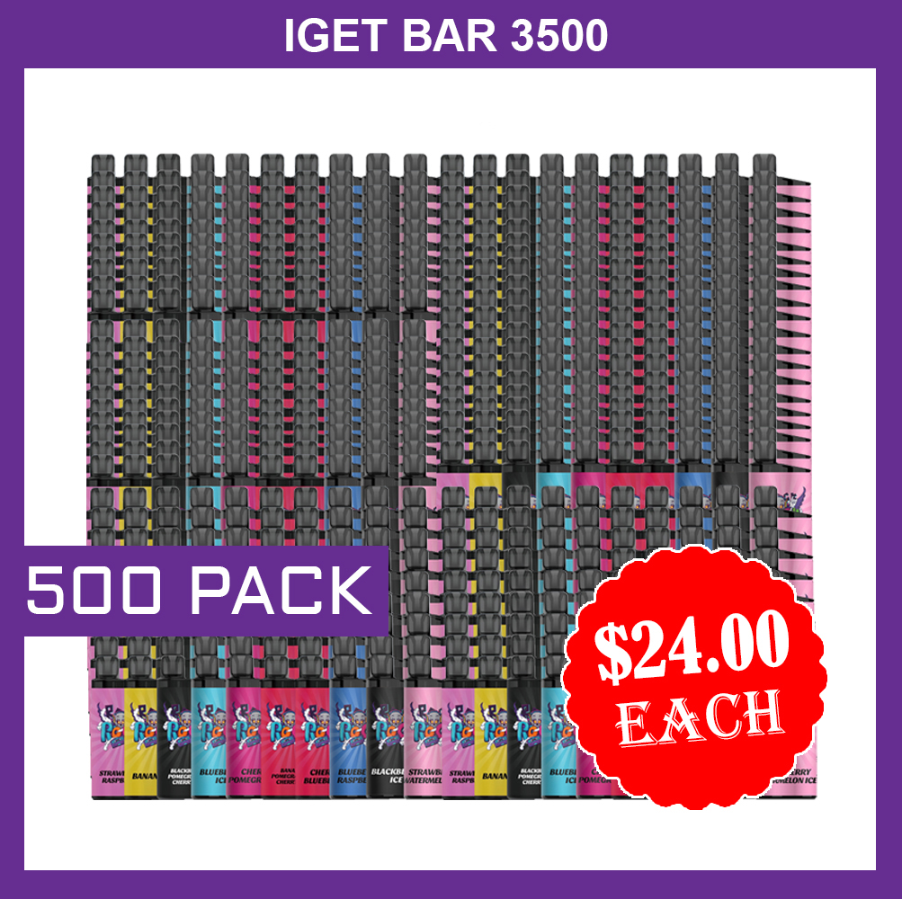 IGET BAR - 3500 PUFFS - 500 PACK — Buy Online Australia | Aussie Vape