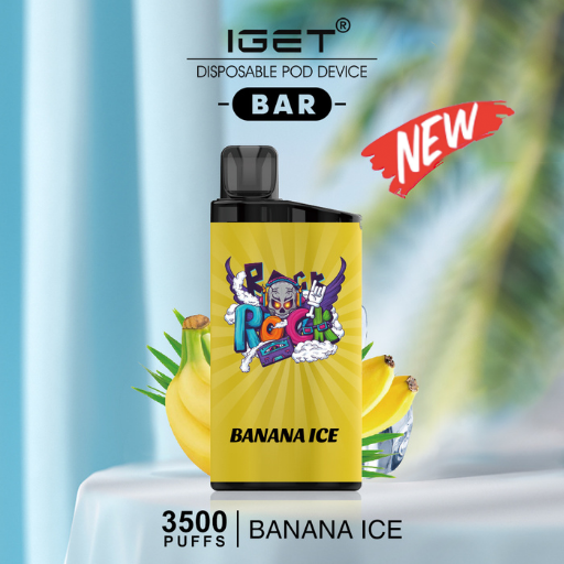 IGET BAR BANANA ICE - 3500 PUFFS
