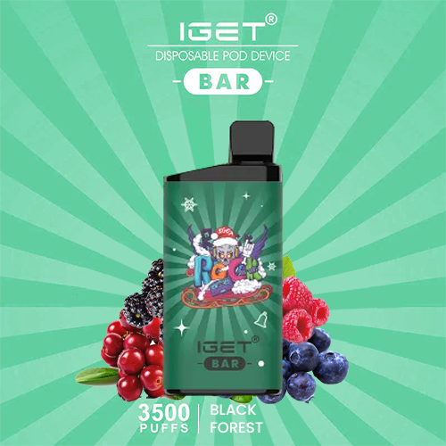 IGET BAR BLACK FOREST - 3500 PUFFS