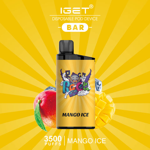 IGET BAR MANGO - 3500 PUFFS