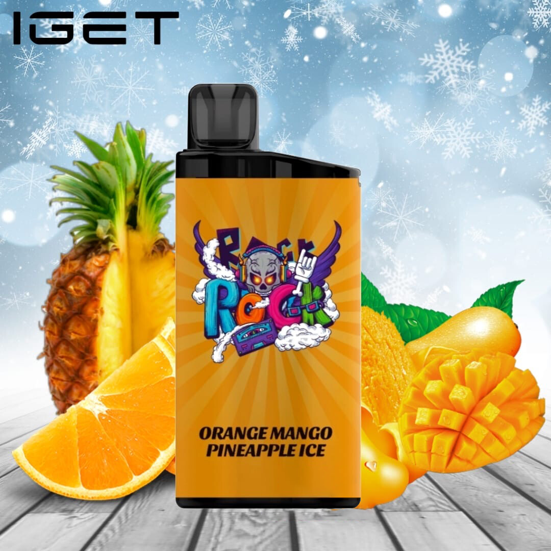 IGET BAR ORANGE MANGO PINEAPPLE - 3500 PUFFS