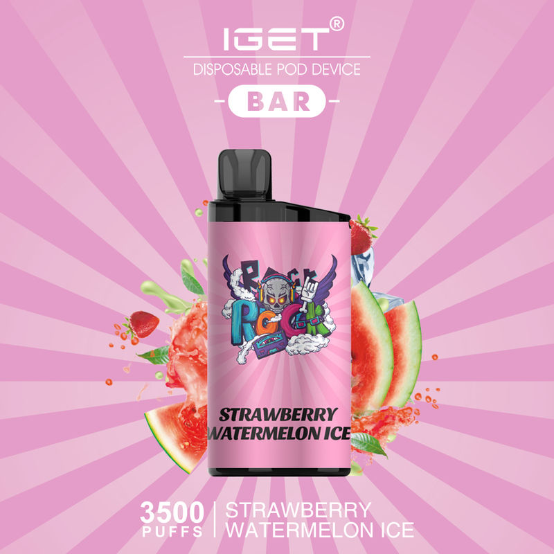 IGET BAR STRAWBERRY WATERMELON ICE - 3500 PUFFS