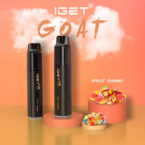 IGET GOAT FRUIT GUMMY - 5000 PUFFS