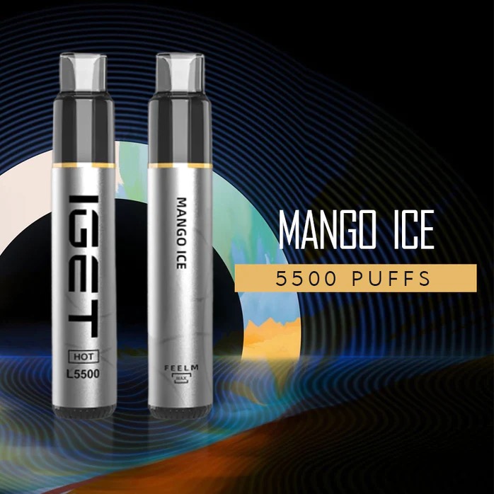 IGET HOT MANGO ICE - 5500 PUFFS