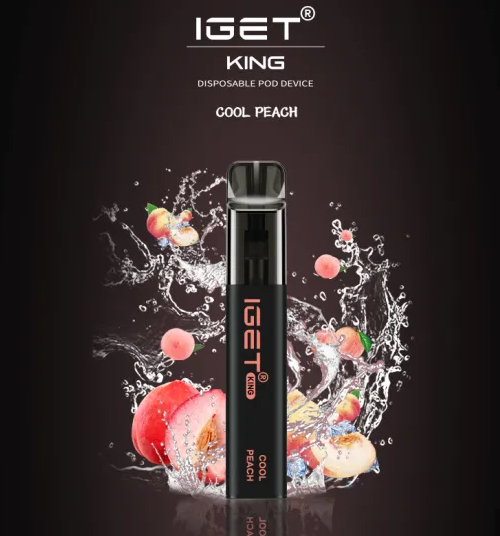 IGET KING COOL PEACH - 2600 PUFFS