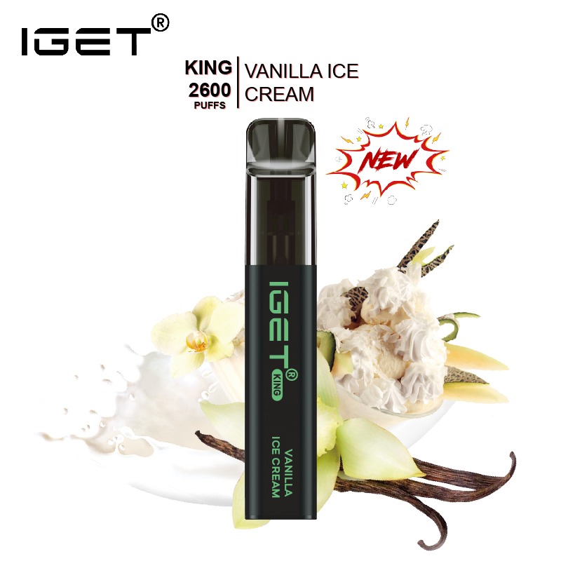 IGET KING VANILLA ICE CREAM - 2600 PUFFS