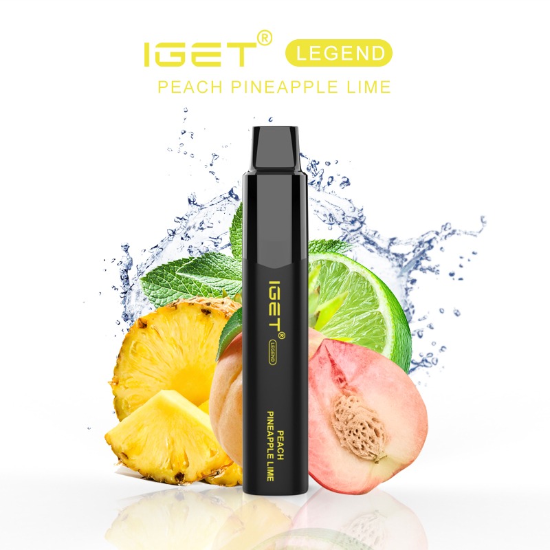 IGET LEGEND PEACH PINEAPPLE LIME - 4000 PUFFS