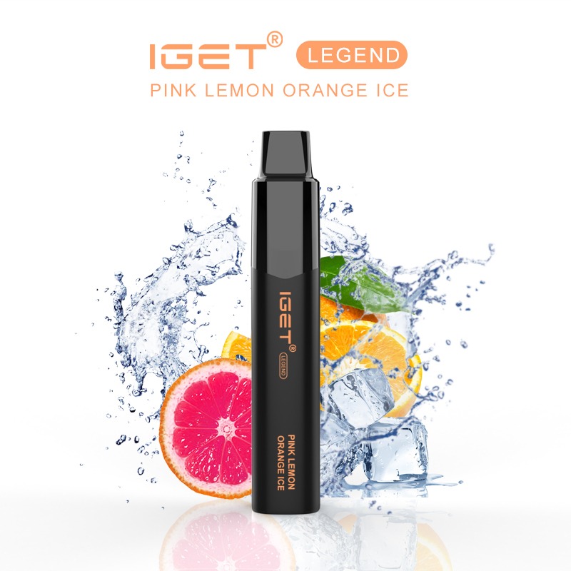 IGET LEGEND PINK LEMON ORANGE ICE - 4000 PUFFS