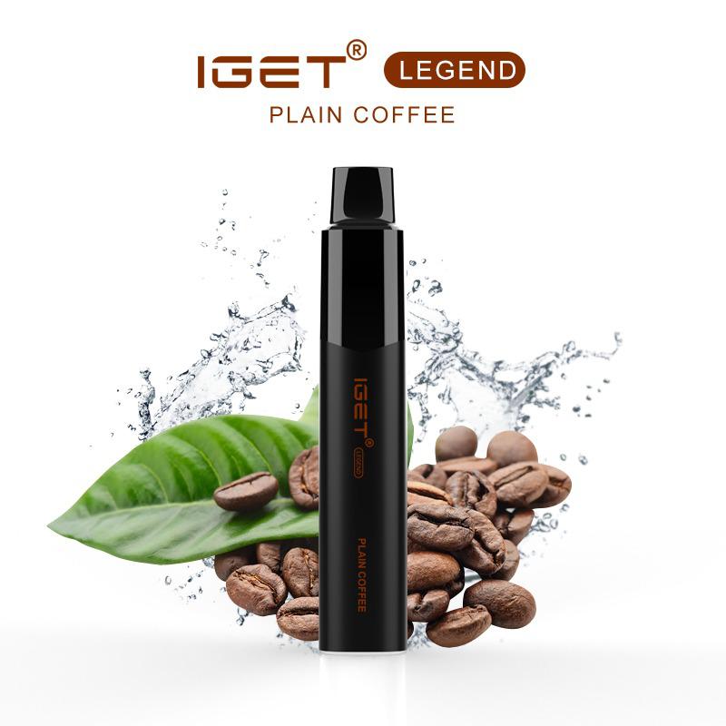 IGET LEGEND PLAIN COFFEE - 4000 PUFFS