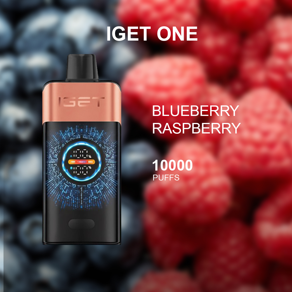 IGET ONE BLUEBERRY RASPBERRY - 12000 PUFFS