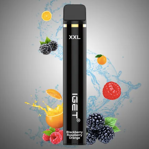 IGET XXL BLACKBERRY RASPBERRY ORANGE - 1800 PUFFS