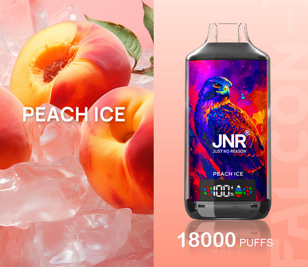 JNR FALCON - X PEACH ICE - 18000 PUFFS